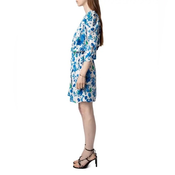 NAT Zadig & Voltaire RUZ mini floral garden dress M - Picture 4 of 10